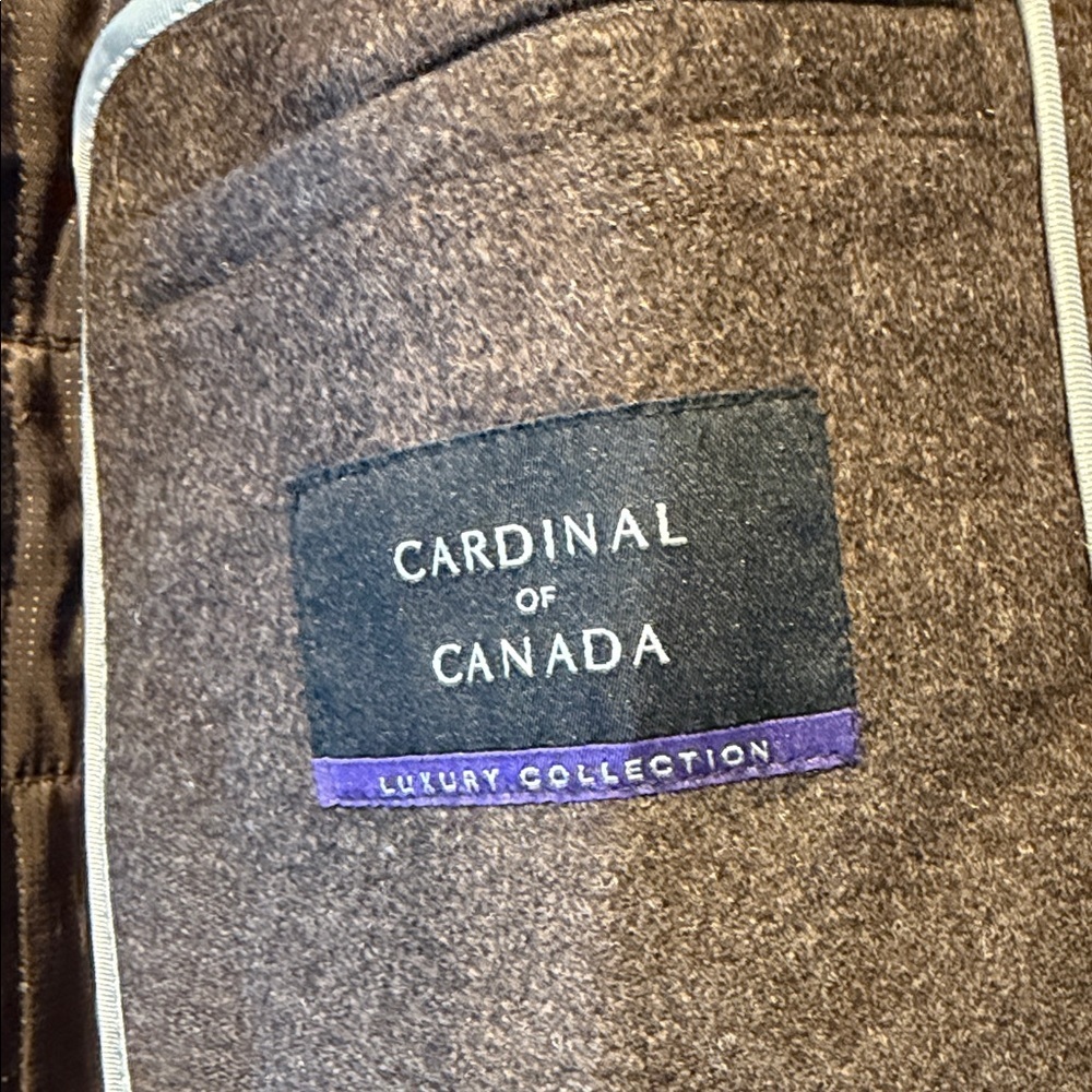 Cardinal of Canada Men's Brown Wool Jacket - Picture 2 of 6